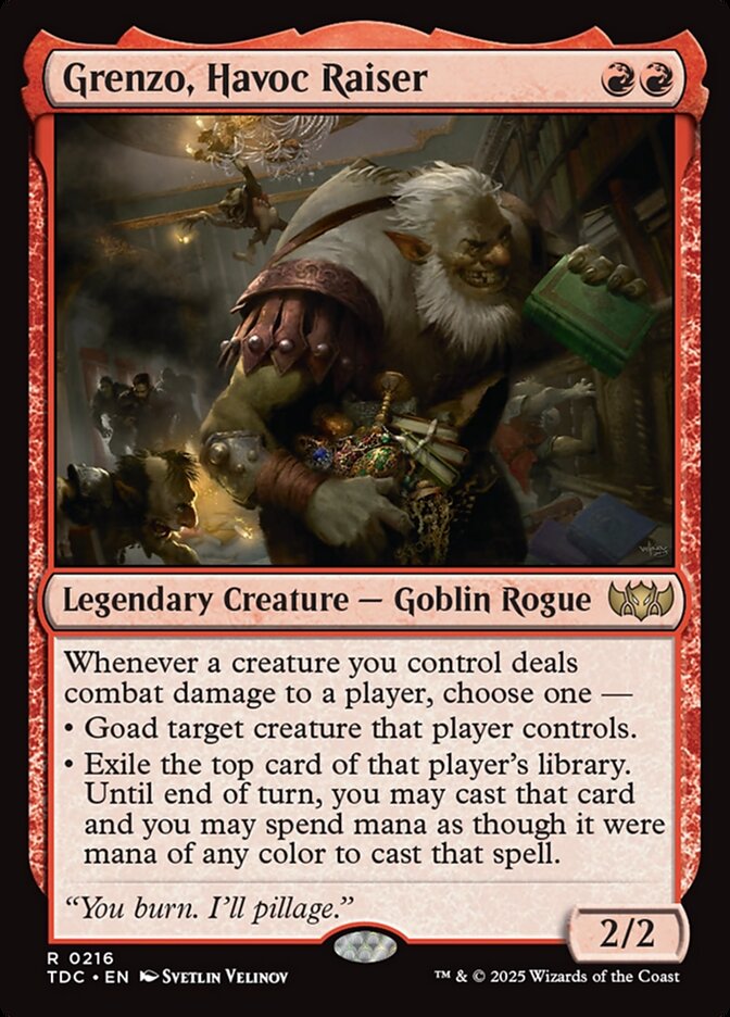 Grenzo, Havoc Raiser card front