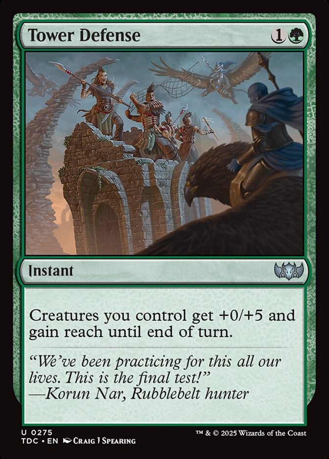Tower Defense card front