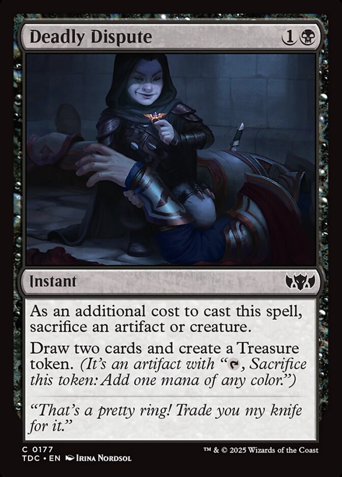 Deadly Dispute card front