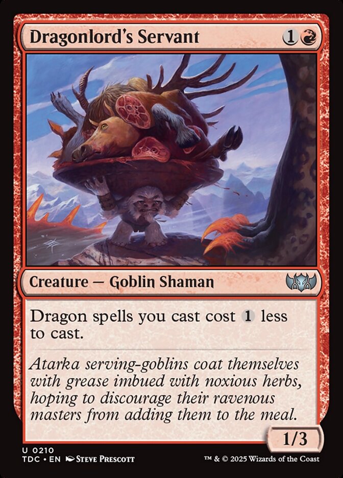 Dragonlord's Servant card front