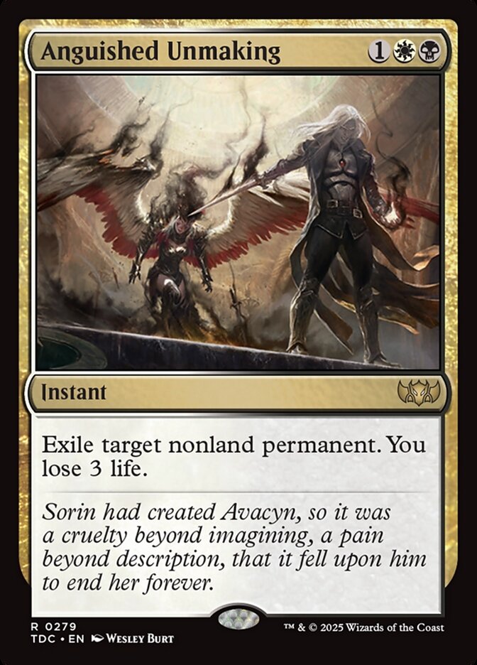 Anguished Unmaking card front