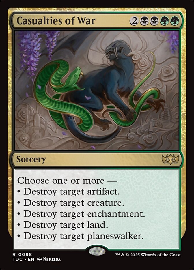 Casualties of War card front