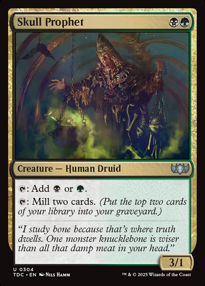 Skull Prophet card front