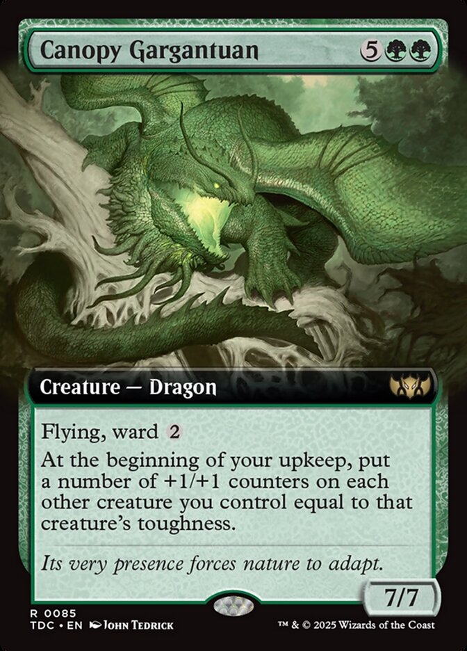 Canopy Gargantuan card front