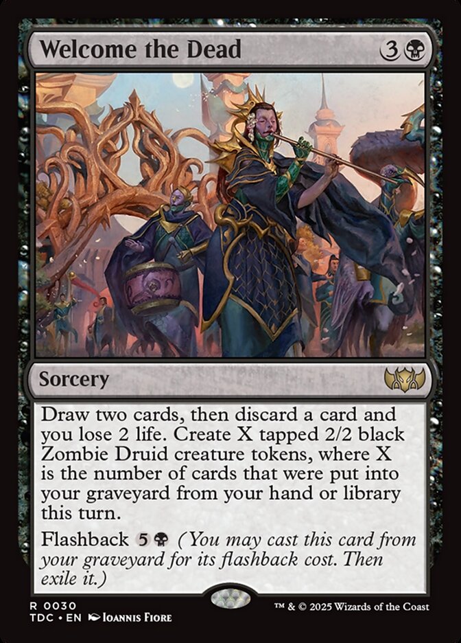 Welcome the Dead card front