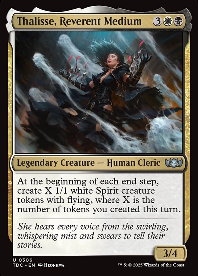 Thalisse, Reverent Medium card front
