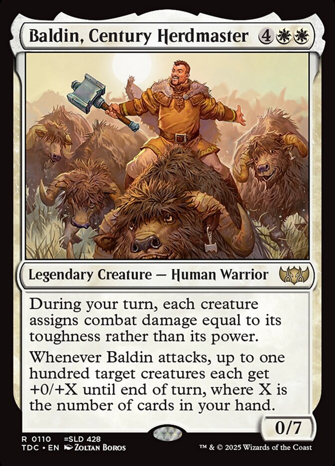 Baldin, Century Herdmaster card front