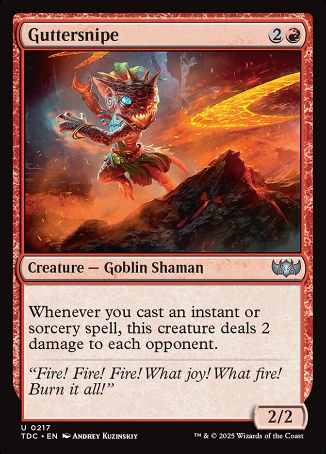 Guttersnipe card front