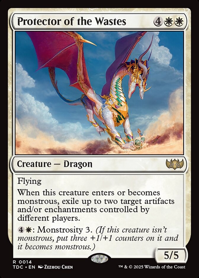 Protector of the Wastes card front