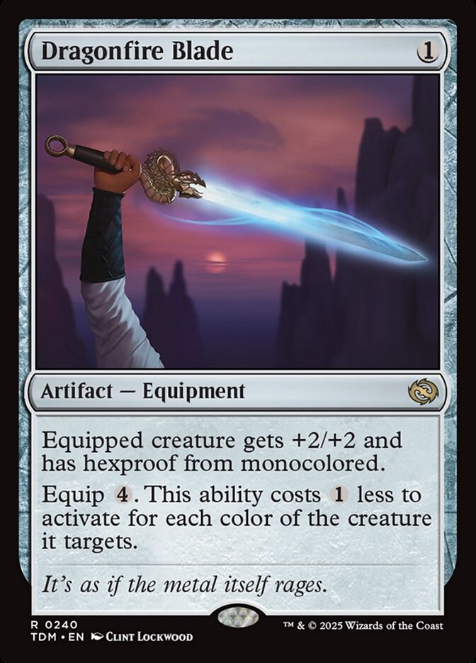 Dragonfire Blade card front