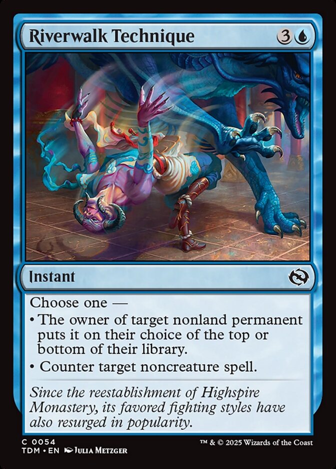 Riverwalk Technique card front