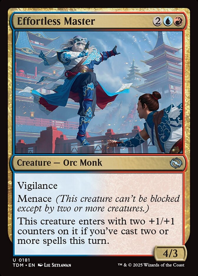 Effortless Master card front