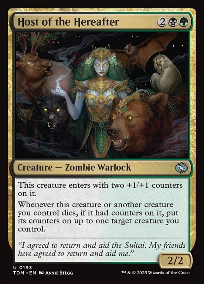 Host of the Hereafter card front