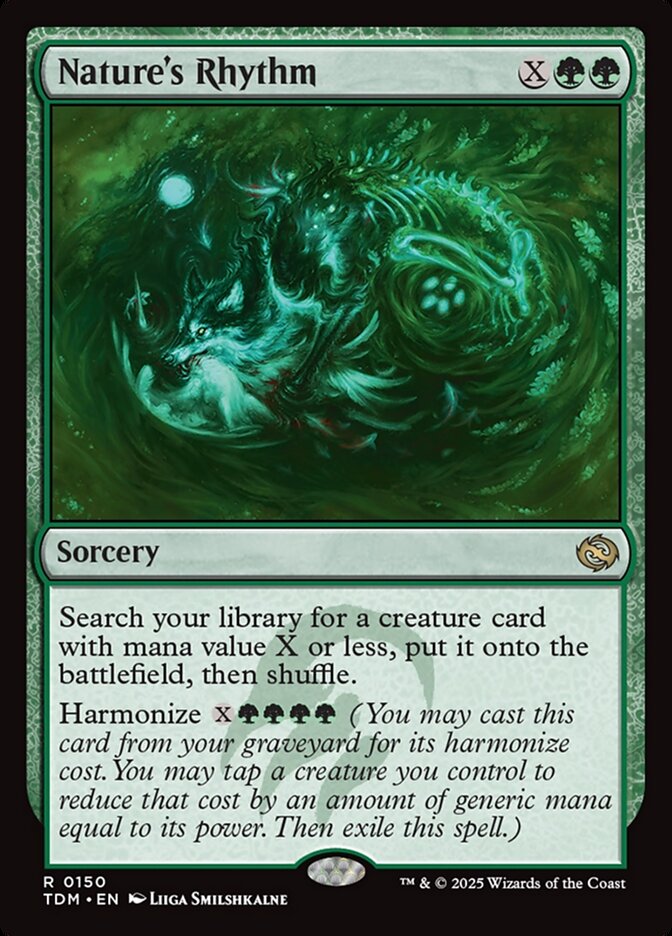 Nature's Rhythm card front