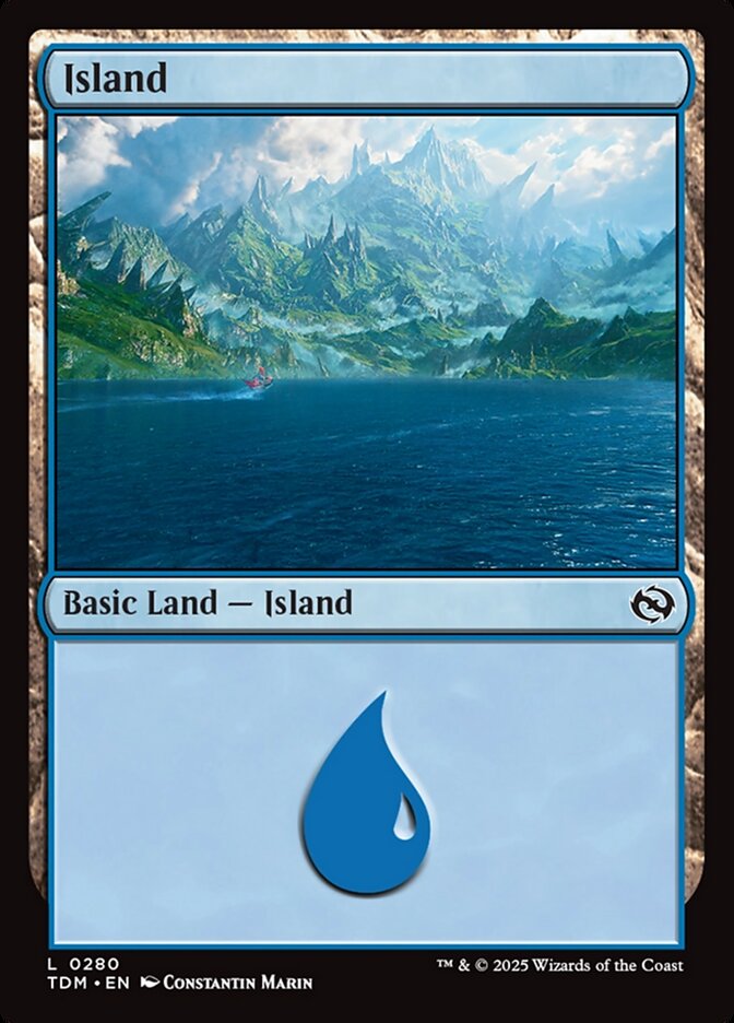 Island card front