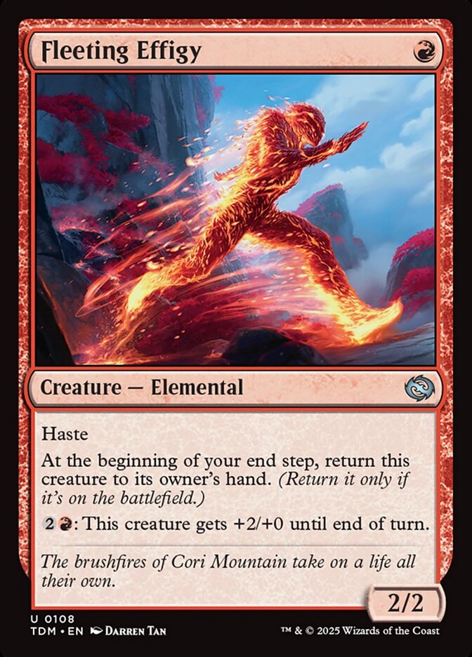 Fleeting Effigy card front
