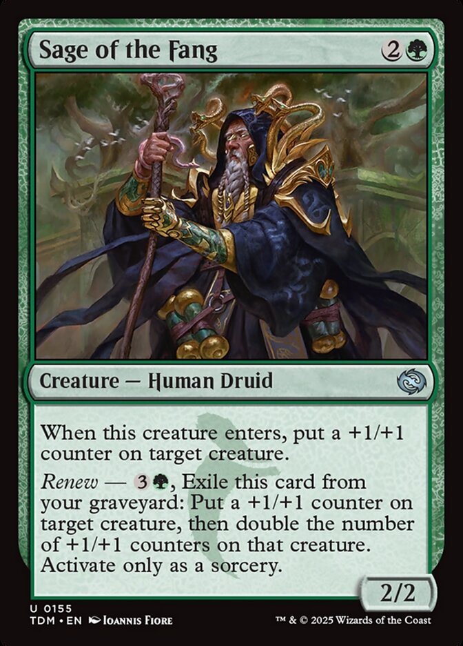 Sage of the Fang card front