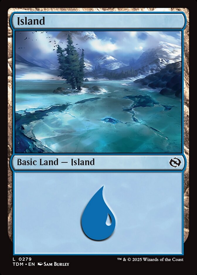 Island card front