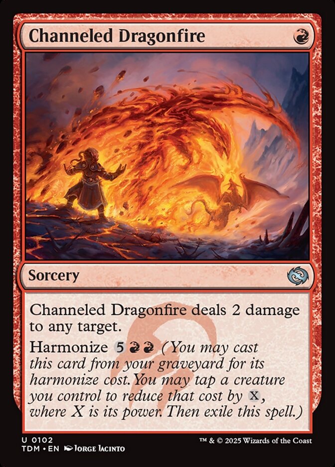 Channeled Dragonfire card front