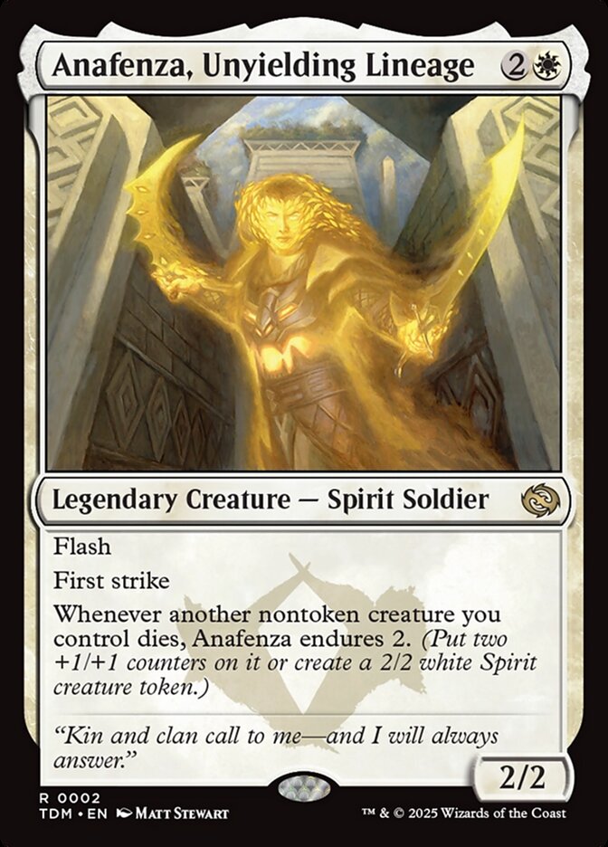 Anafenza, Unyielding Lineage card front