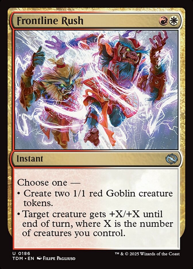 Frontline Rush card front