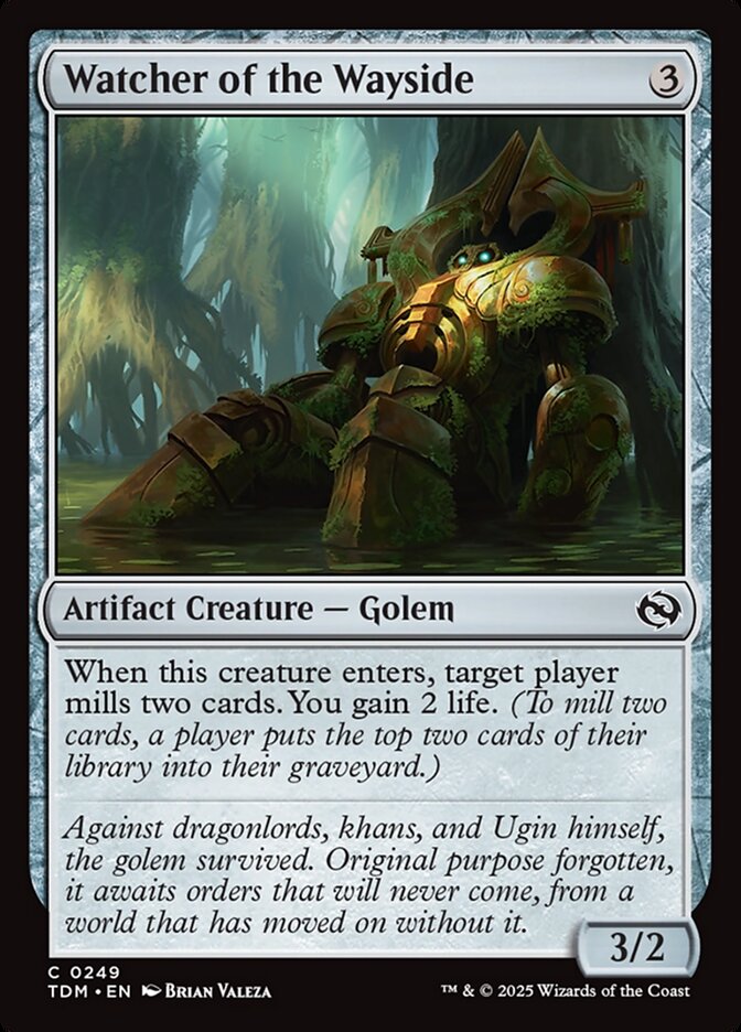 Watcher of the Wayside card front