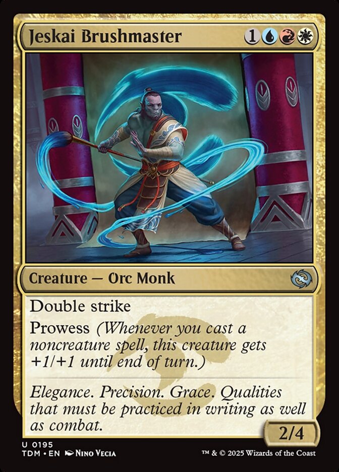 Jeskai Brushmaster card front
