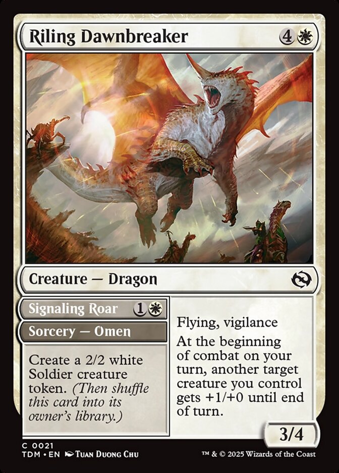 Riling Dawnbreaker card front