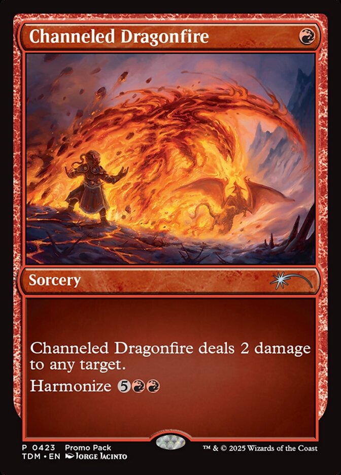 Channeled Dragonfire card front