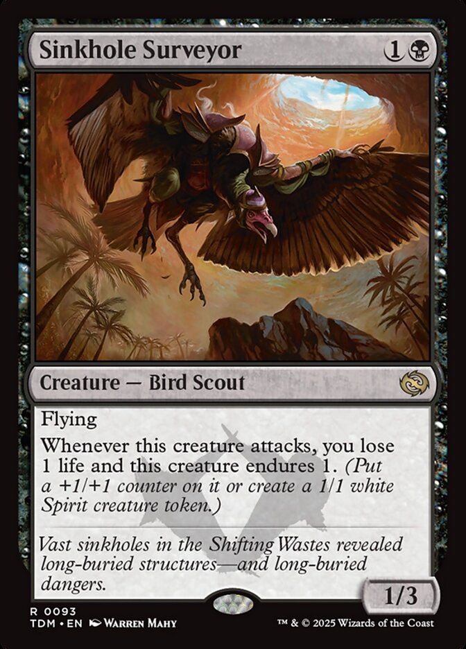 Sinkhole Surveyor card front