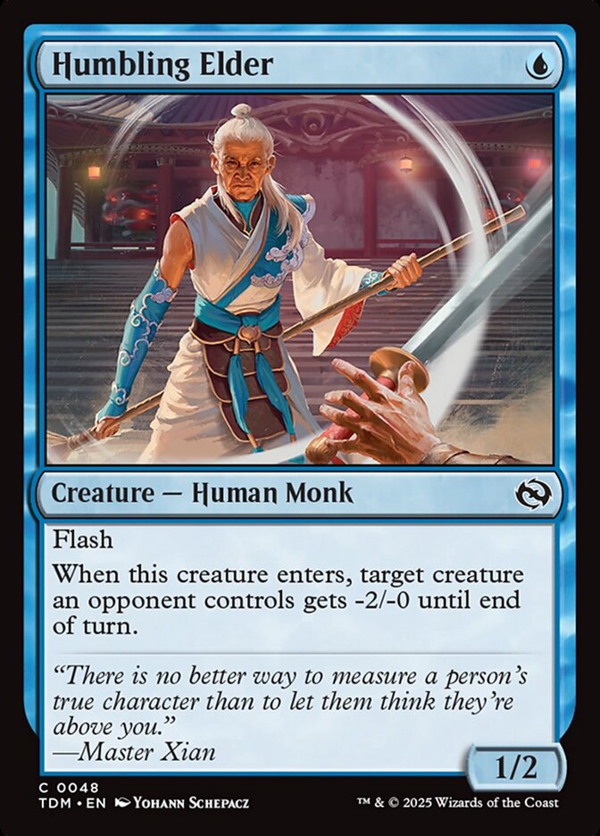 Humbling Elder card front