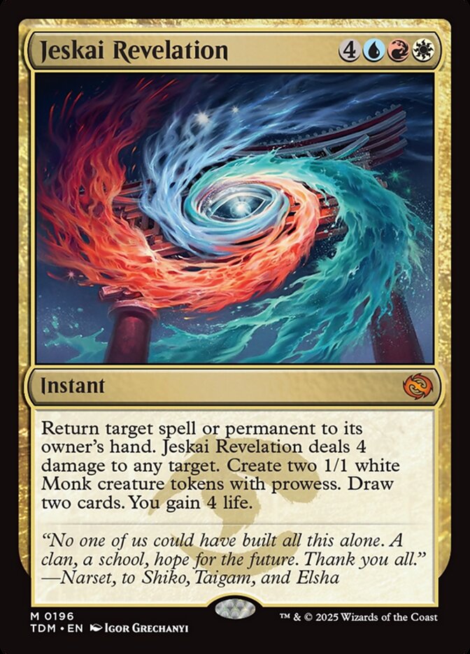 Jeskai Revelation card front