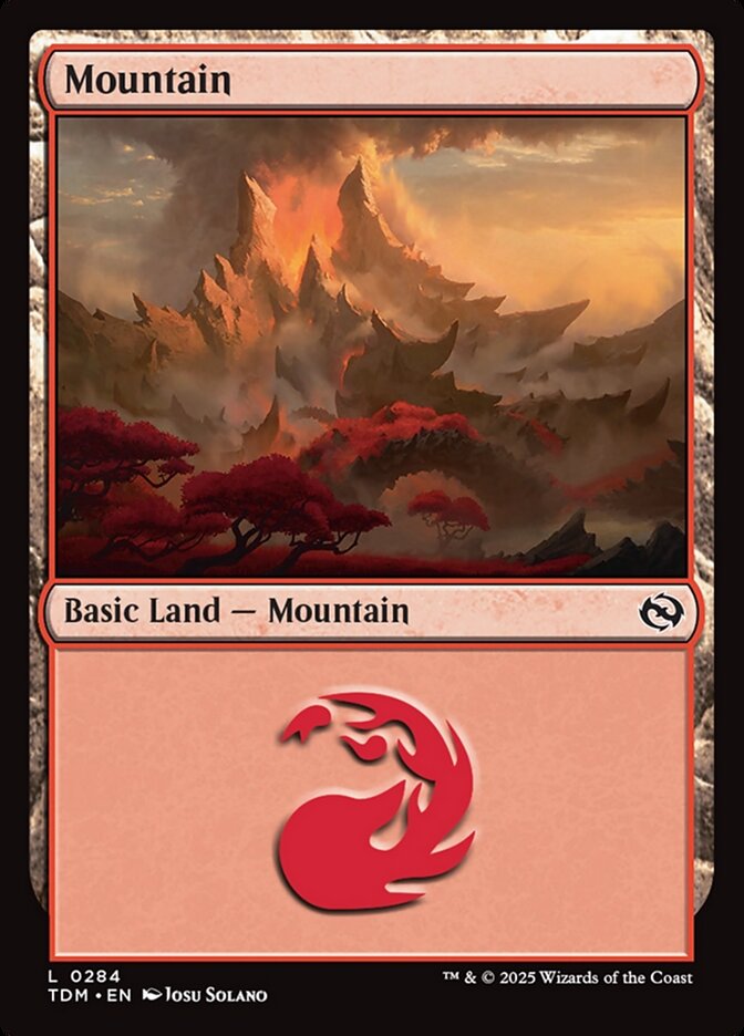 Mountain card front