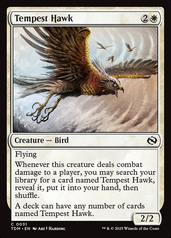 Tempest Hawk card front