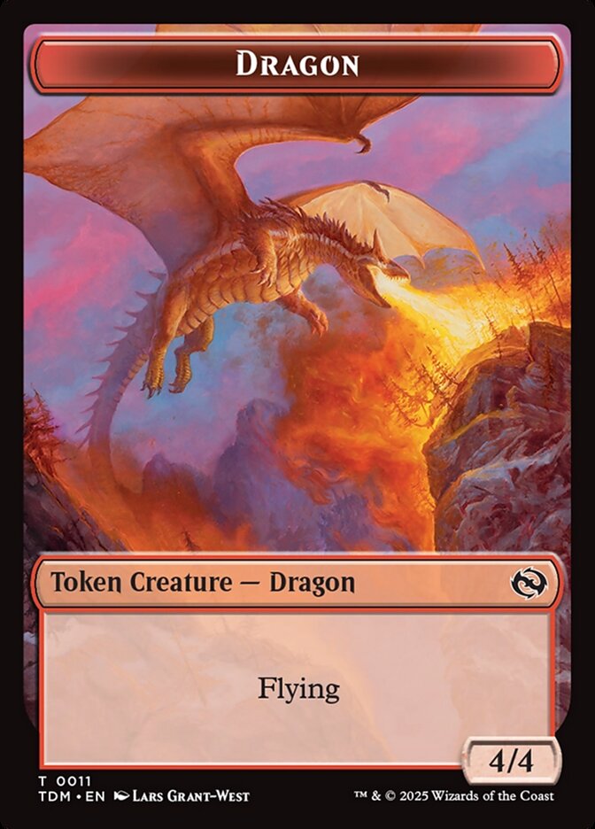 Dragon card front