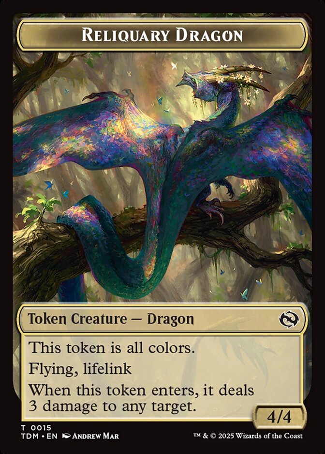 Reliquary Dragon card front