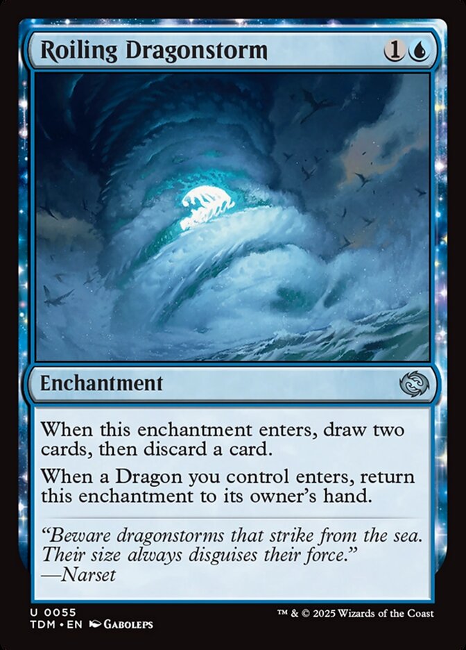 Roiling Dragonstorm card front