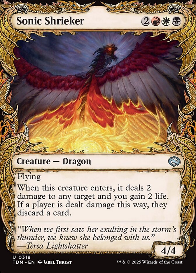 Sonic Shrieker card front