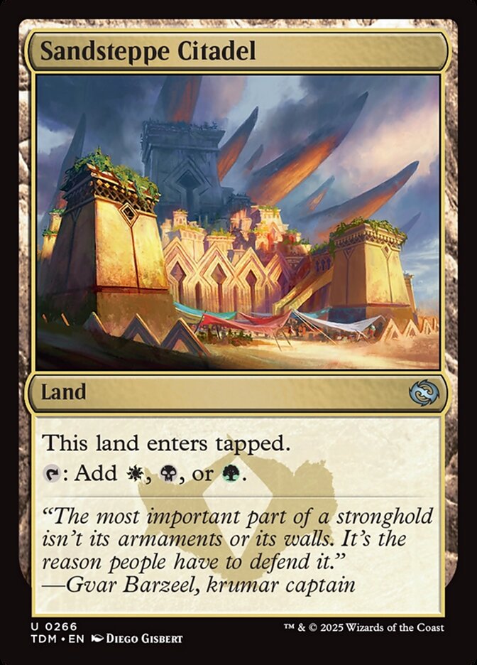 Sandsteppe Citadel card front