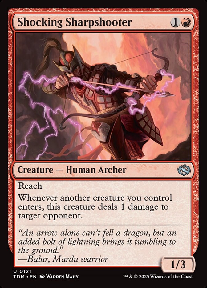 Shocking Sharpshooter card front