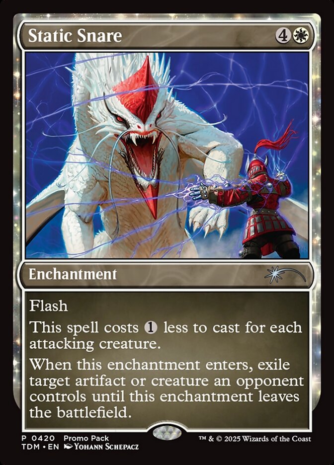 Static Snare card front