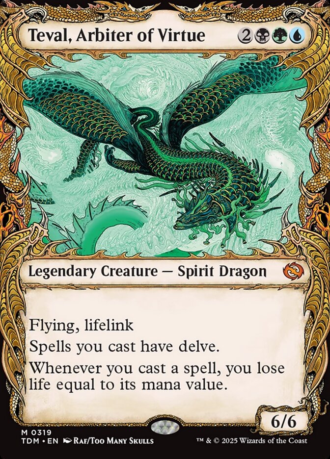 Teval, Arbiter of Virtue card front