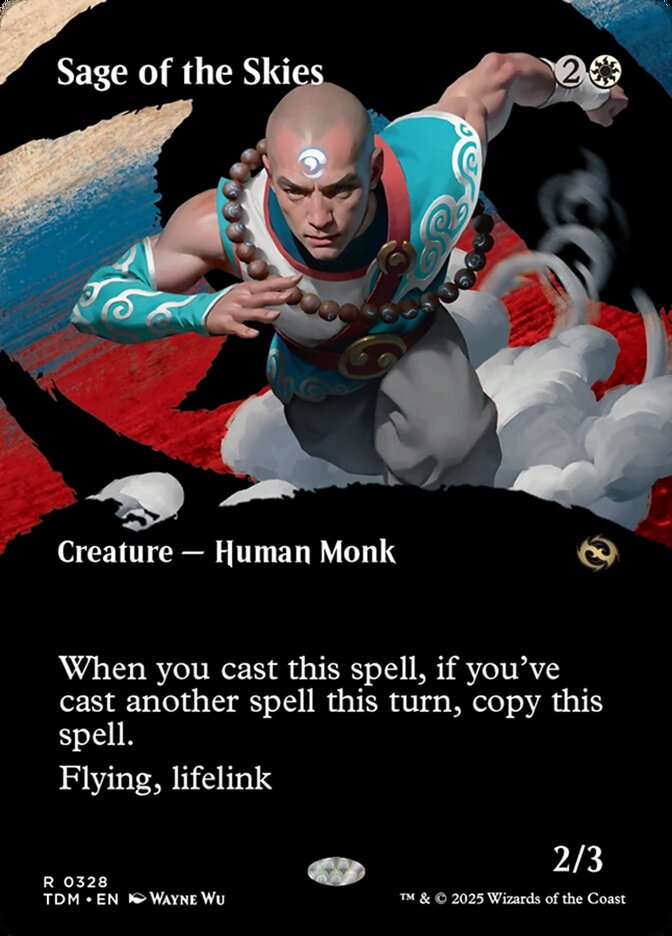 Sage of the Skies card front