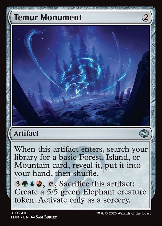 Temur Monument card front
