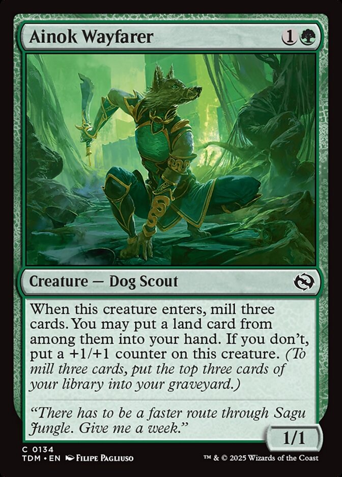 Ainok Wayfarer card front