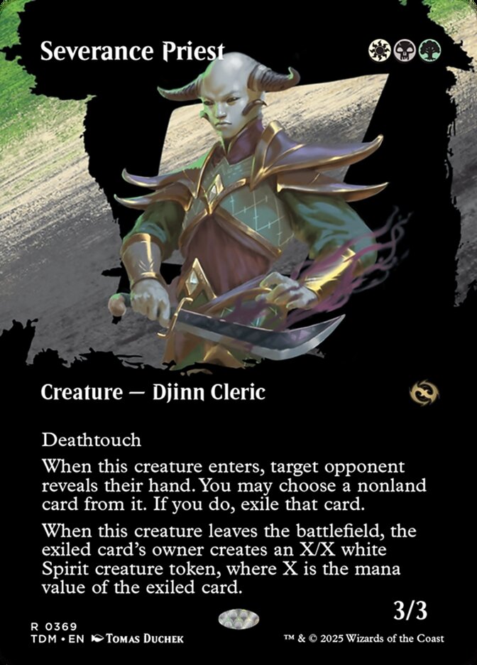 Severance Priest card front