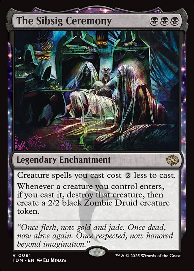 The Sibsig Ceremony card front