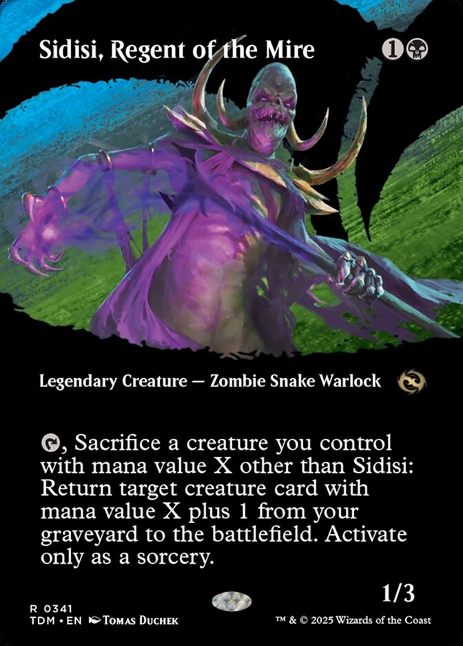Sidisi, Regent of the Mire card front