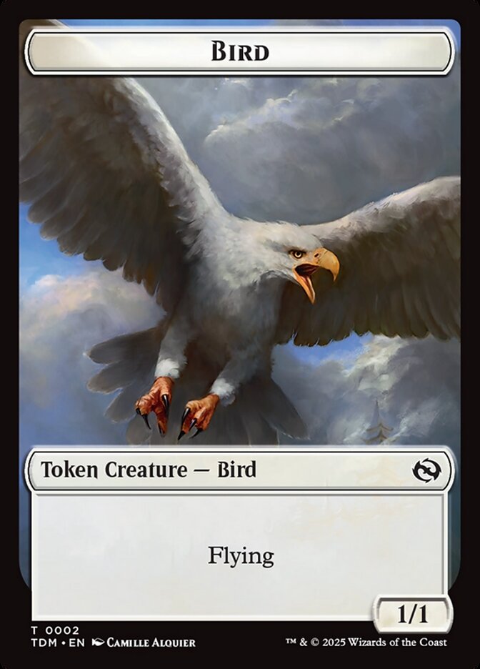 Bird card front