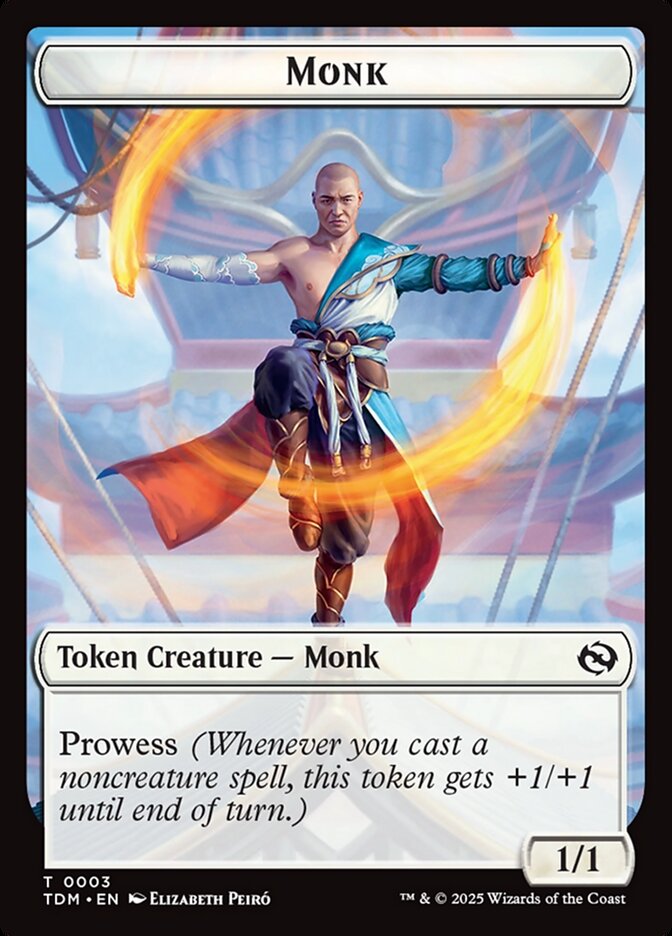 Monk card front